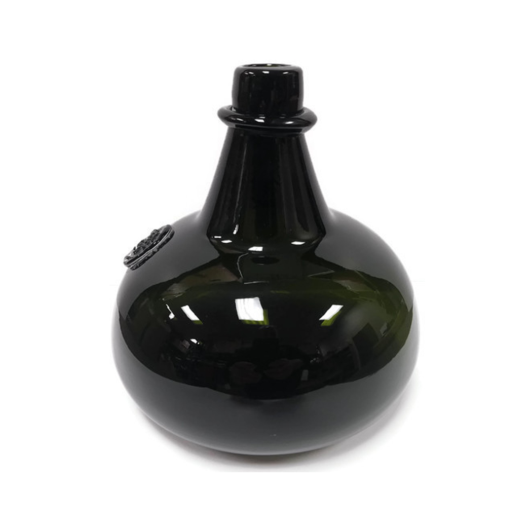 Download 8" Hand-Blown Dark Green Thick Glass Antique Reproduction ... Yellowimages Mockups