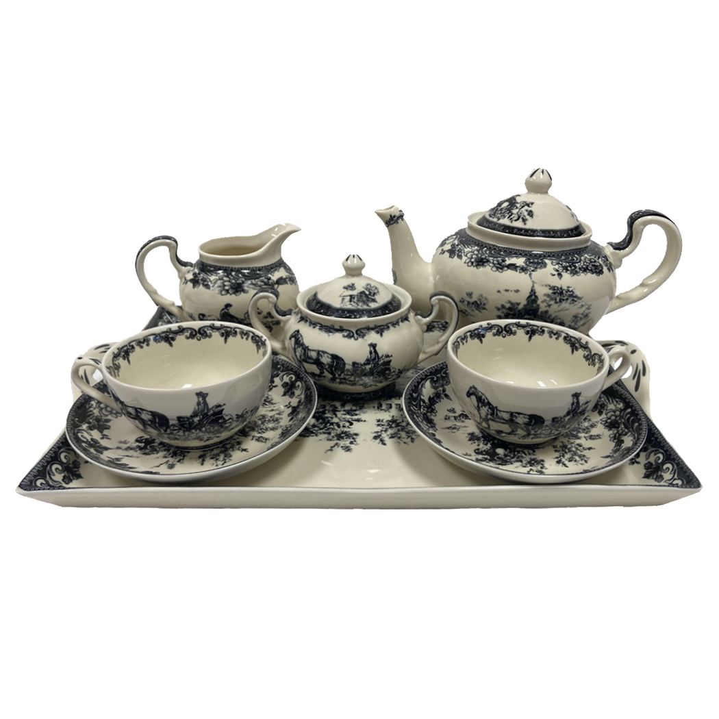 olivia porcelain tea set